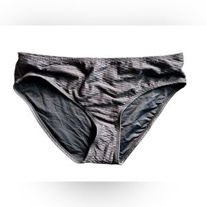 NIP TUCK women’s black textured size 10 swim bottom NWT